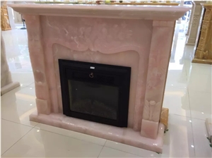 Red Marble Fireplace, Marble Fireplace Mantel