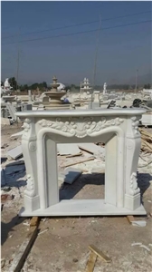 Red Marble Fireplace, Marble Fireplace Mantel