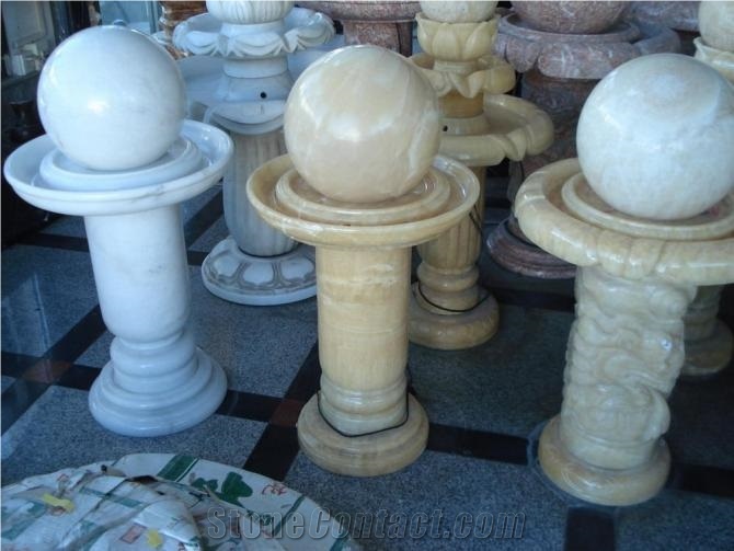 Stone Ball Fountains Rolling Fountain Ball