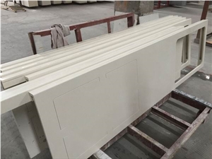 White Quartz Stone Kitchen Countertops/ White Quartz Kitchen Tops/ White Kitchen Bar Tops / White Stone Quartz Bench Tops/ White Quartz Stone Kitchen Island Tops/Kitchen Worktop