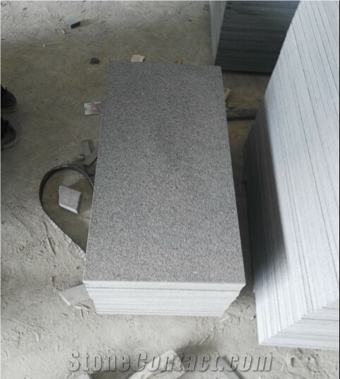 Fujian Grey Granite G654 Tile & Slab , Sesame Grey, China Light Grey Granite, China Impala,