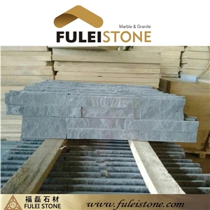 Exterior and Interior Decoration Black Slate Cultured Stone Jiangxi Cladding Wall