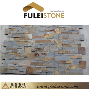 Rustic Cultured Cladding Rusty Slate Wall