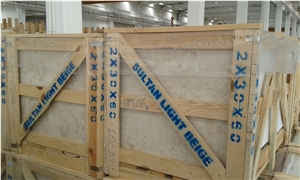 Sultan Light Marble Tiles & Slabs, Beige Polished Marble Flooring Tiles, Walling Tiles