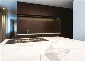 Statuary Extra Marble Kitchen Countertop