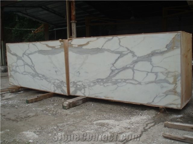 Calcatta Marble Tiles & Slabs, White Marble Floor Tiles, Wall Tiles