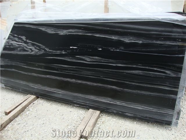 Polished Black Marble Tiles & Slabs, Floor Tiles, Wall Tiles