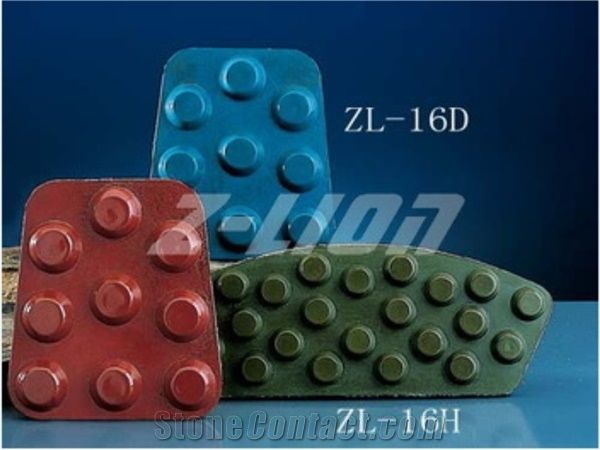 Diamond Floor Resin Polishing Pads Metal Bond and Filling-Metal