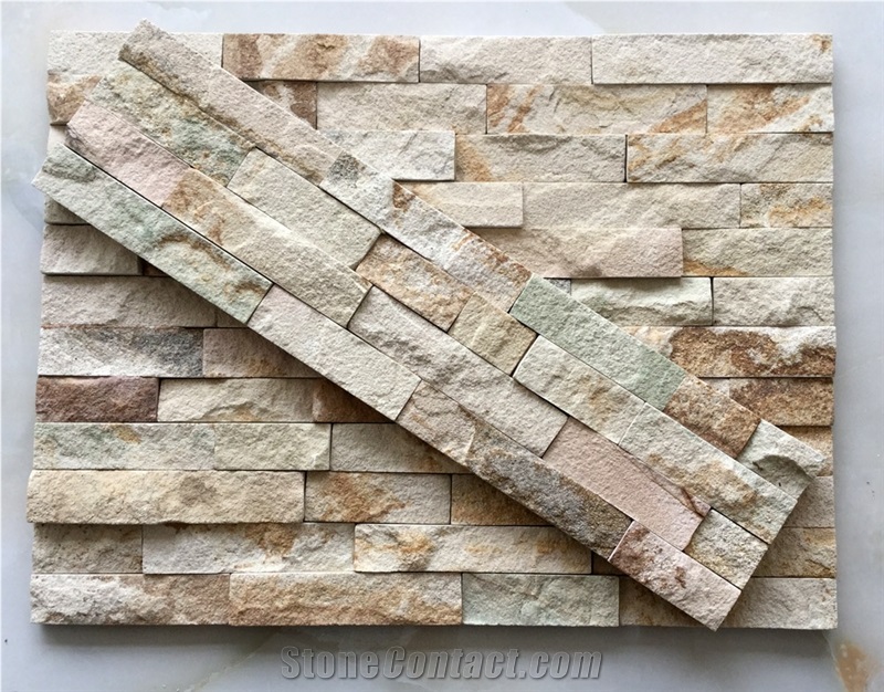 Hhsc4-001 on Sale China Natural Stone Slate Cultured Stone/Wall Cladding/Stacked Stone Wall Panel/Manufactured Stone Veneer