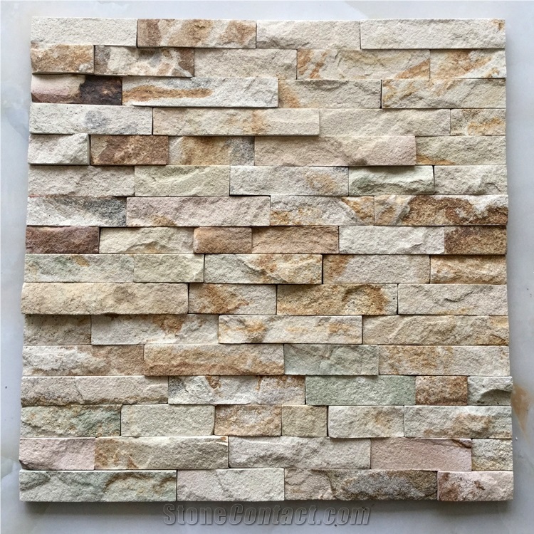 Hhsc4-001 on Sale China Natural Stone Slate Cultured Stone/Wall Cladding/Stacked Stone Wall Panel/Manufactured Stone Veneer