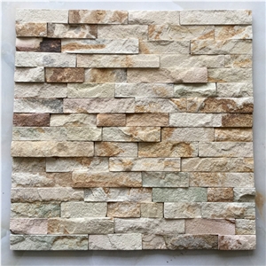 Hhsc4-001 on Sale China Natural Stone Slate Cultured Stone/Wall Cladding/Stacked Stone Wall Panel/Manufactured Stone Veneer