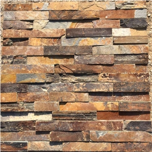 Hhsc4-001 on Sale China Natural Stone Slate Cultured Stone/Wall Cladding/Stacked Stone Wall Panel/Manufactured Stone Veneer