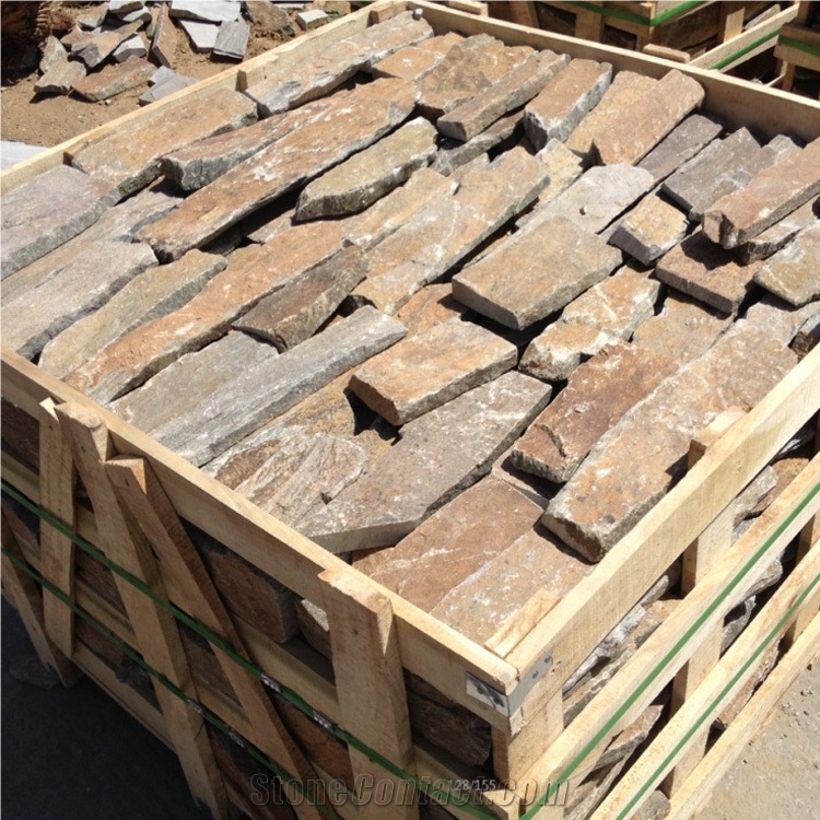 Smc-Fs068 China Loose Stone /Fieldstone/Loose Strip Stone Veneer/Natural Granite Stacked Stone/ Wall Cladding/Random Loose Cultured Stone Wall Stone