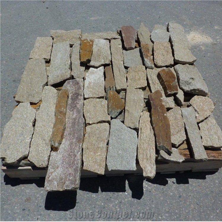 Smc-Fs068 China Loose Stone /Fieldstone/Loose Strip Stone Veneer/Natural Granite Stacked Stone/ Wall Cladding/Random Loose Cultured Stone Wall Stone