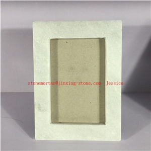 Stone Photo Frame China White Marble Photo Frame Home Deco