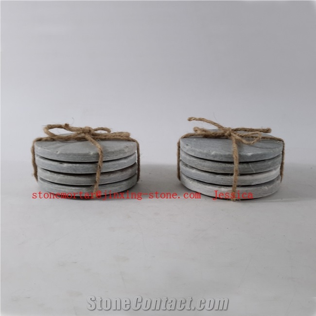 White Slate Coasters /Drink Coasters /Wine Coaster
