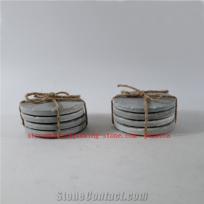 White Slate Coasters /Drink Coasters /Wine Coaster