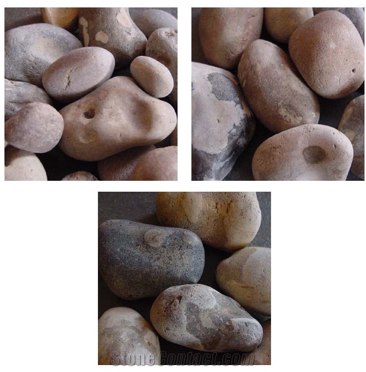 100mm Water Worn Cobble Stones