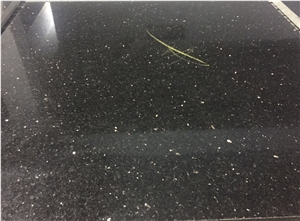 Black Galaxy Granite Slabs & Tiles, India Quarry