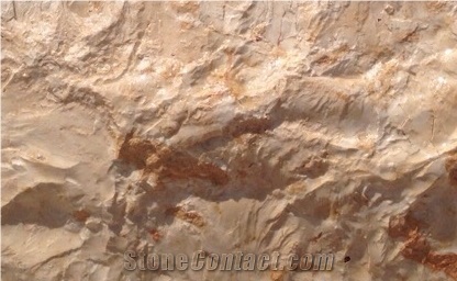 Hamwi Mbouz Limestone Mushroom Stone, Beige Limestone Mushroom Wall