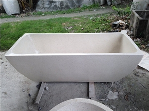 Square Concrete Terrazzo Bathtubs