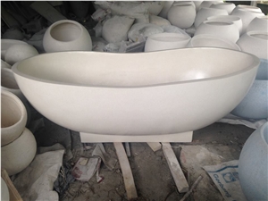 Square Concrete Terrazzo Bathtubs