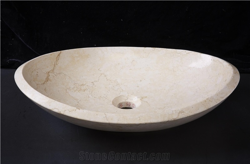 Beige Marble Wash Basin and Bathroom Sink/ Marble Wash Basin and Bathroom Sink/ washbasin / bathroomsink