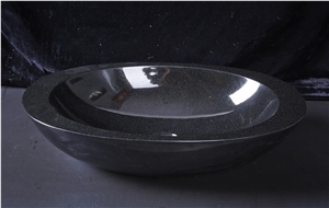 Black Granite Wash Basin and Bathroom Sink/Round Black Granite Wash Basin and Bathroom Sink/ washbasin / bathroomsink Black Granite Wash Basin and Bathroom Sink/Round Black Granite Wash Basin and Bathroom Sink/ washbasin / bathroomsink