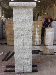 China Grey Granite Sculptured Roman Architectual Column