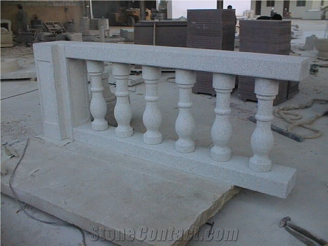 China Grey Granite Sculptured Roman Architectual Column