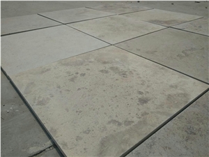 China Light Beige Coffee Brown Travertine Polished Slab & Tile