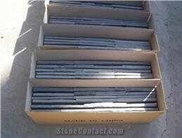 China Rustic Yellow Black White Slate Culture Stone Wall Panel Ledge Stone Corner Stone Wall Cladding Thin Venner Stsone