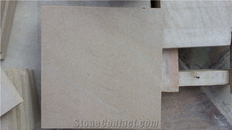 China Yellow Sunset Gold Desert Gold Beige Sandstone Sandblast Tile