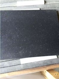 G684 China Black Galaxy Pearl Basalt Fuding Black Basalt Honed Tile & Slab