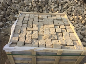 Multicolor Sandstone Cleft Natural Split Cube Stone Paver