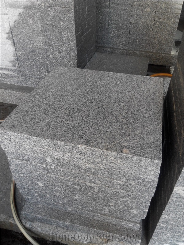 New G603 China Silver Grey White Pearl Sesame Crystal White New G603 Granite Stair Step Irregular Shape Boarder