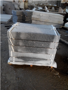 New G603 China Silver Grey White Pearl Sesame Crystal White New G603 Granite Stair Step Irregular Shape Boarder