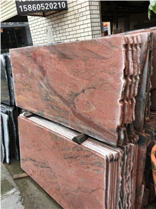Multicolor Red Granite Tile & Slab, India Red Granite