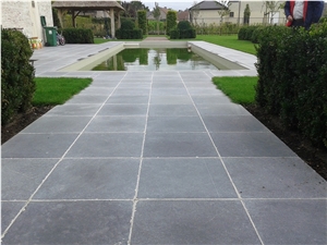 Vietnam Blue Stone Terrace Tiles and Pool Borders, Viet Nam Blue Stone