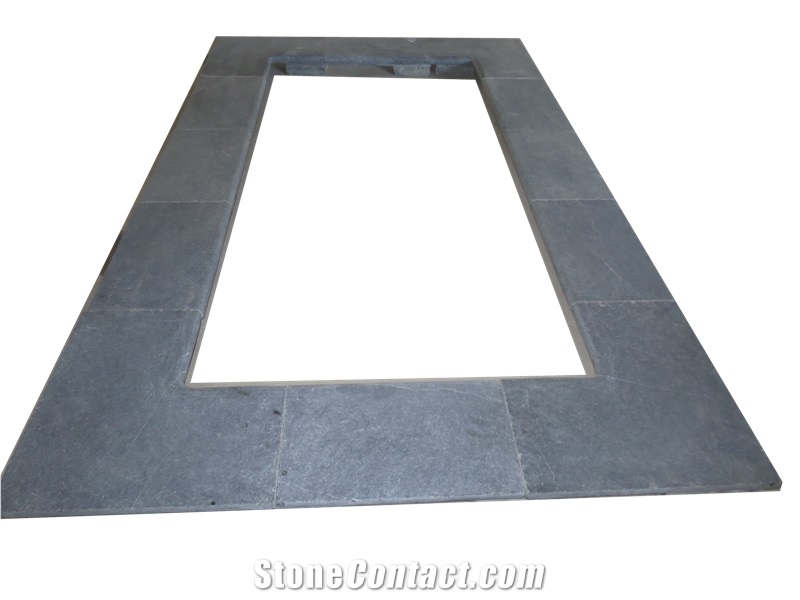 Ynan Blue Stone by Vsi Pool Borders and Tiles