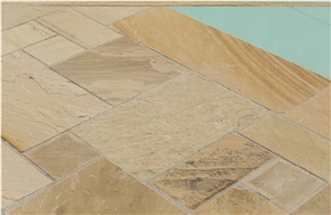 Sandstone Pool Terrace Pavement