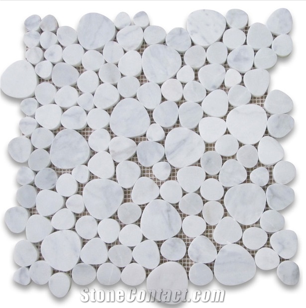China White Marble Mosaic Tile for Wall Decoration