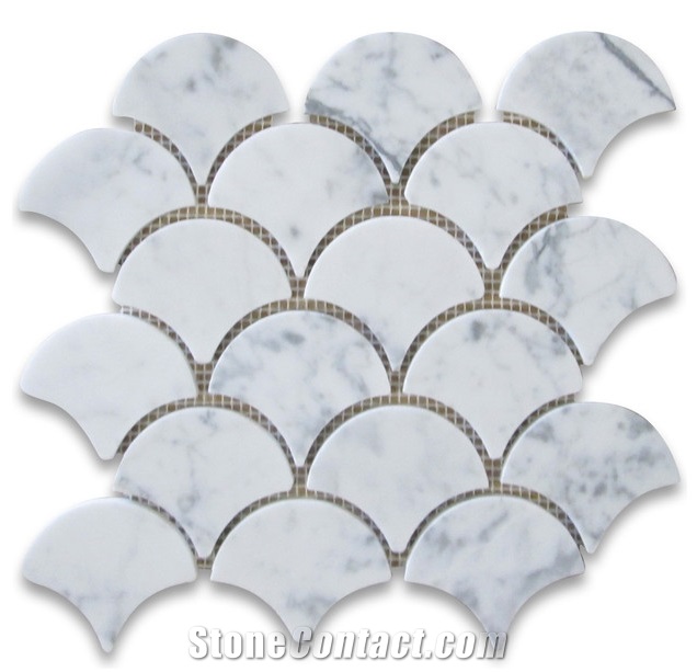 China White Marble Mosaic Tile for Wall Decoration