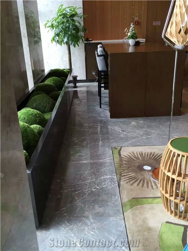 New Nature Castal Grey Marble Tile & Slab Projects Wall Tiles