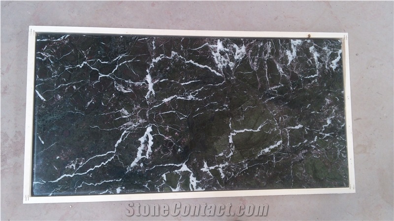 Verde Elazig Marble Tiles & Slabs, Green Polished Marble Flooring Tiles, Wall Tiles