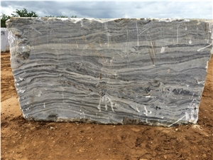 Grigio Monet Marble Blocks, Grey Marble Blocks