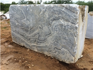 Grigio Monet Marble Blocks, Grey Marble Blocks