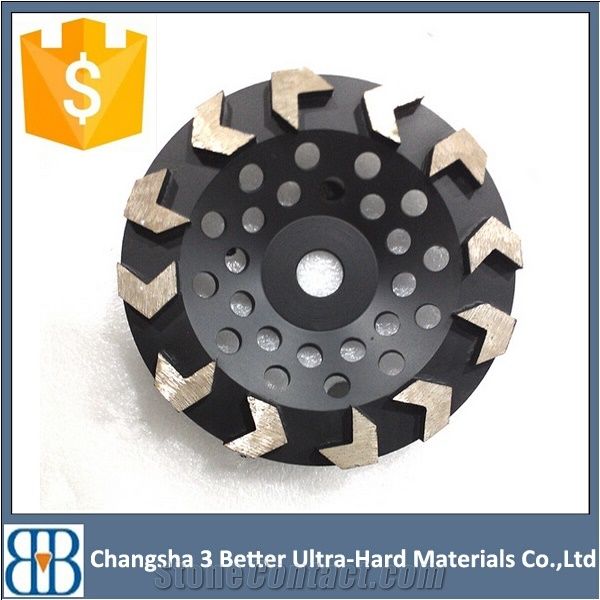 Fine/Rough Grinding Floor Silver Brazing Diamond Grinding Cup Wheel