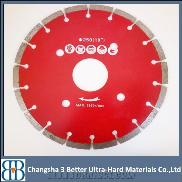 Laser Welding Segment Diamond Saw Blade for Cutting Natural Stones