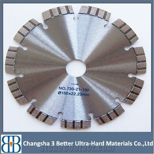 Laser Welding Segment Diamond Saw Blade for Cutting Natural Stones